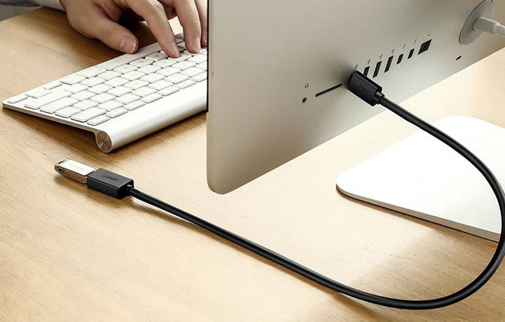 Cable USB 3.0 UGREEN 10368B, male, 1m (black)