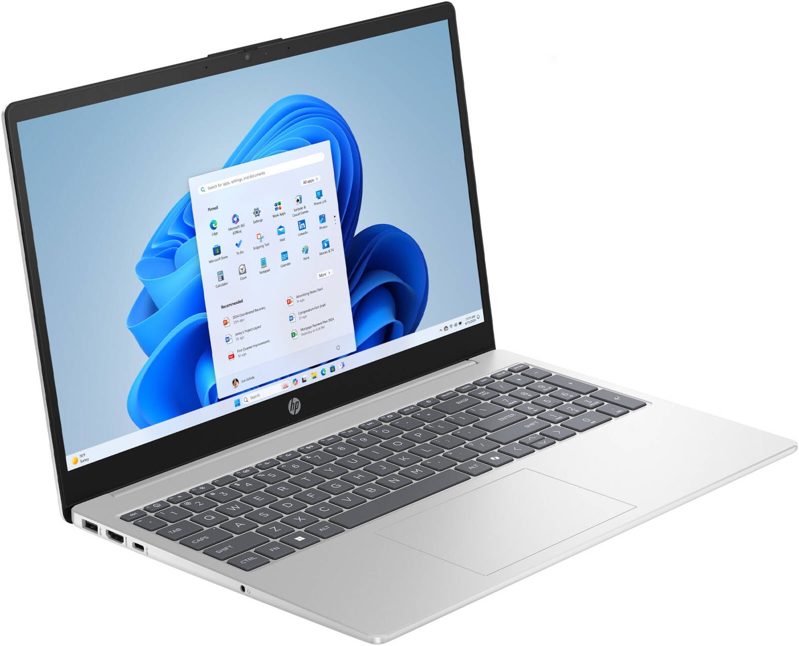 Notebook HP 15, i5 de 13ªGen,8GB RAM,512GB SSD