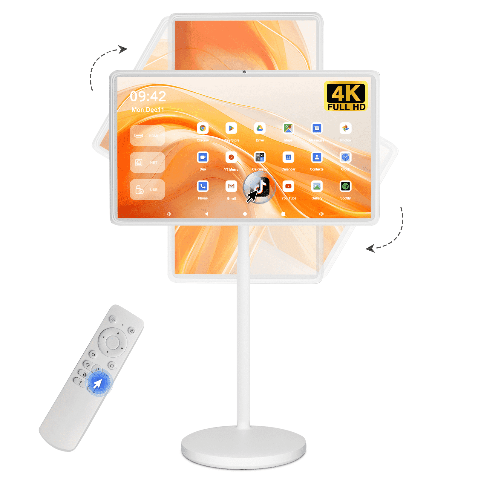 Monitor Inteligente Portátil GM92 32" Touchscreen Android