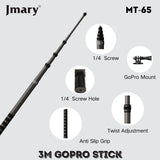 Carbon Fiber Stick paraAction Camera