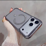 Capa ROSO WT Diamond Case MagSafe com Brilhantes Rhinestone – iPhone 18 Pro