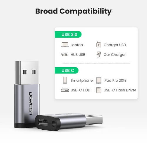 UGREEN Adaptador USB-A 3.0 para USB-C