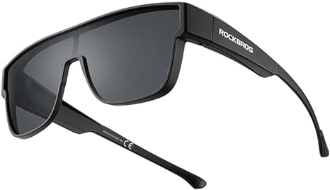 ROCKBROS Polarized Fit Over Wrap Around Sunglasses