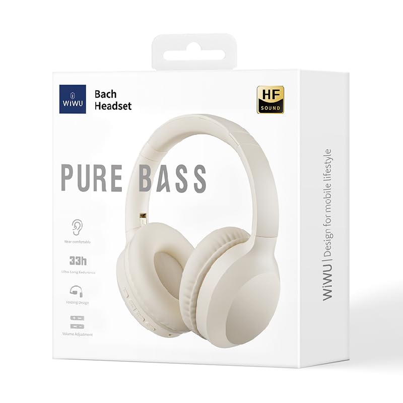 WIWU Wireless Bluetooth Headphone Stereo Bach Headset TD-01