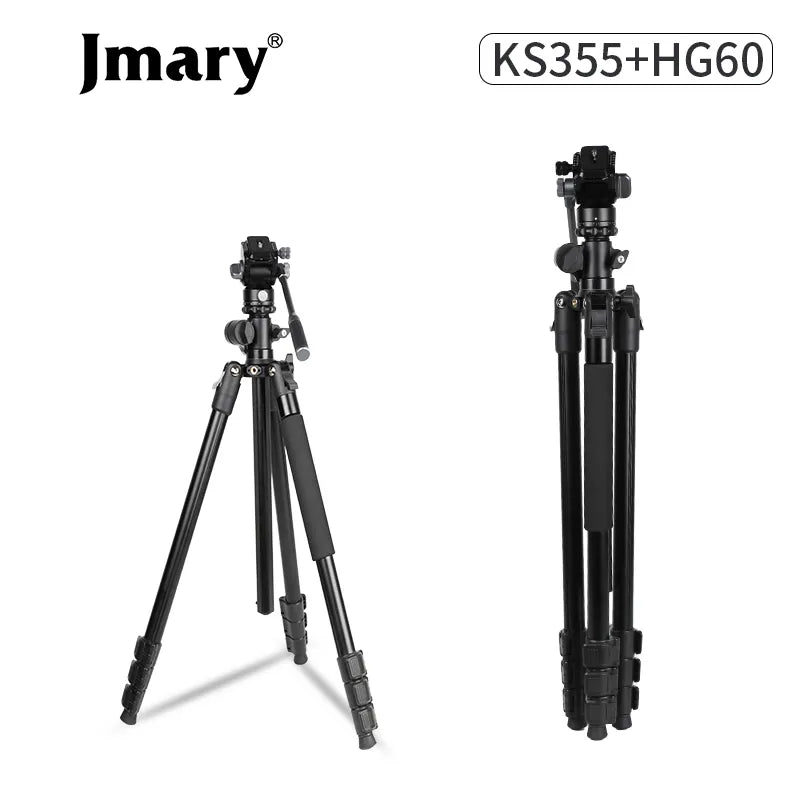Monopé 2 em 1 e tripé Jmary KS355+HG60