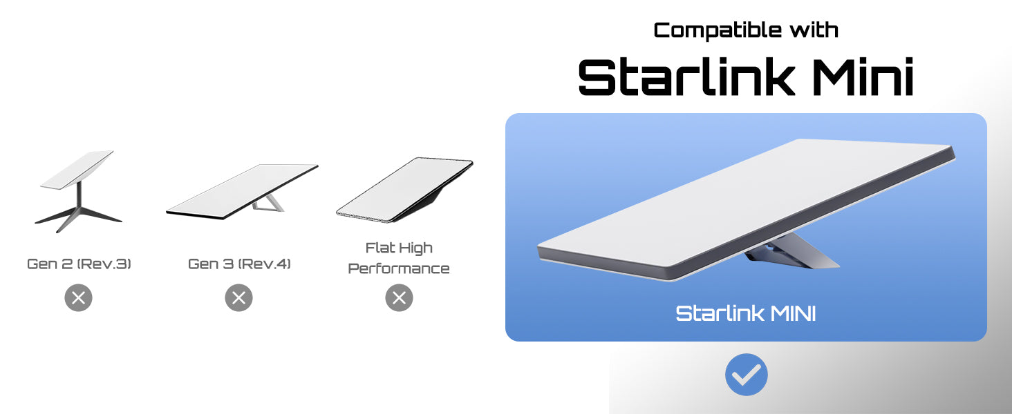 Suporte para Starlink Mini com Ventosas TS16