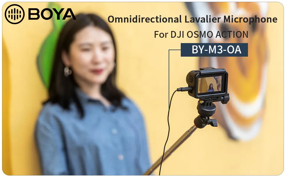 BOYA by-M3 Omnidirectional Lavalier USB C Microphone