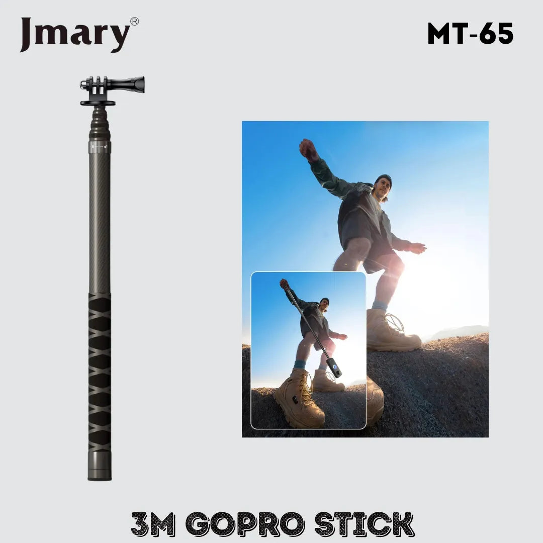 Carbon Fiber Stick paraAction Camera