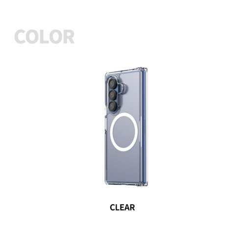 Araree Samsung Galaxy Z Fold 7 DUPLE M Magnetic Magsafe Transparent Protective Case