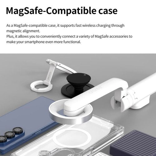 Araree Samsung Galaxy Z Fold 7 DUPLE M Magnetic Magsafe Transparent Protective Case
