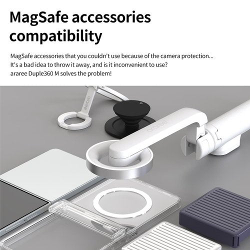 Araree Samsung Galaxy Z Flip 7 DUPLE 360 M Magnetic Magsafe Phone Case