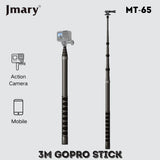 Carbon Fiber Stick paraAction Camera