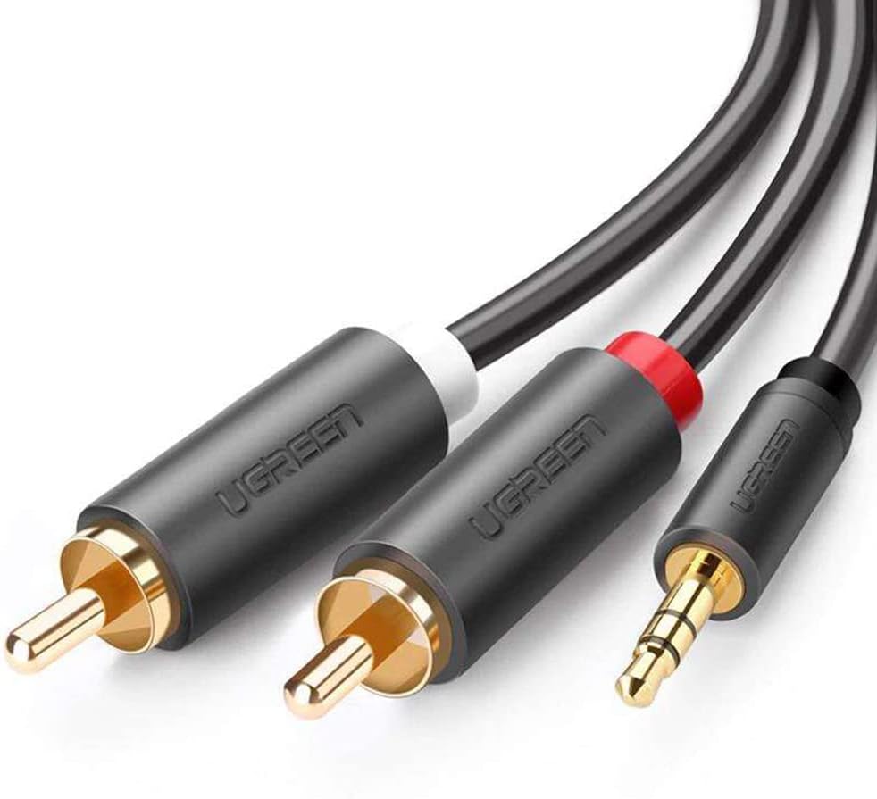 Ugreen - Cabo 10510 P2 X 2x Rca 2m Blindagem Profissional