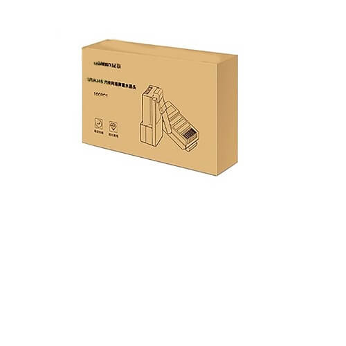 Ugreen 50248 Conector RJ45 Cat6 Blindado - Pacote com 100 Peças