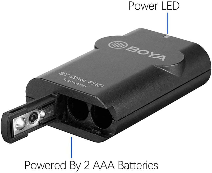 Boya BY-WM4 Pro-K5 Microfone de Lapela Sem Fio Para Dispositivos USB-C