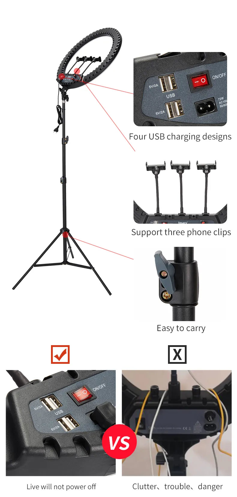 Ring Light FM-21R JMARY