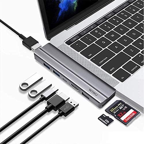 WIWU T9 8 In 1 USB-C Hub Aluminum Alloy Case