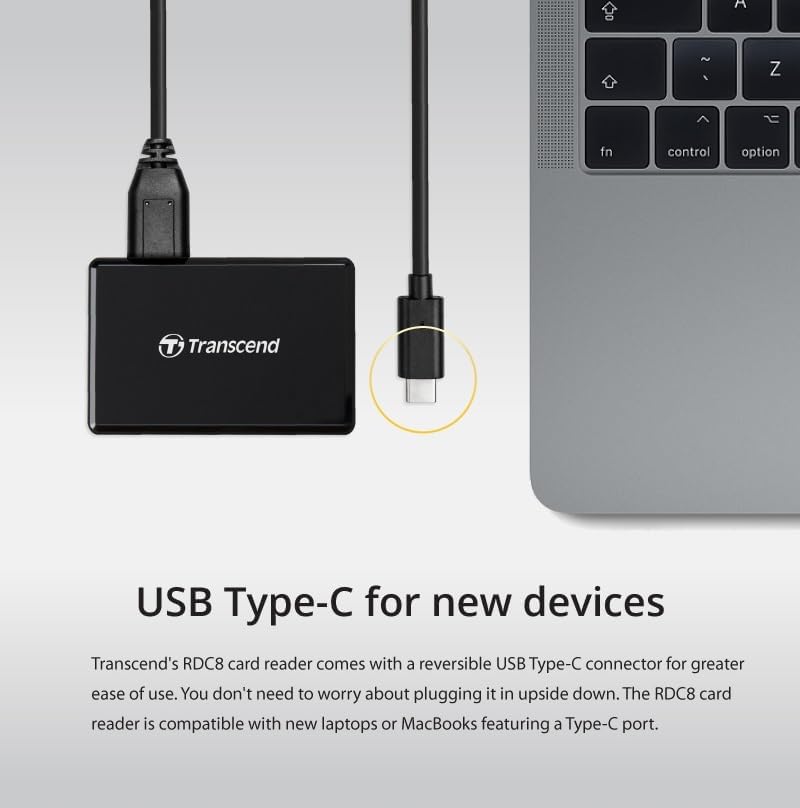 Transcend USB 3.1 Gen 1 Type-C All-in-1 Card Reader