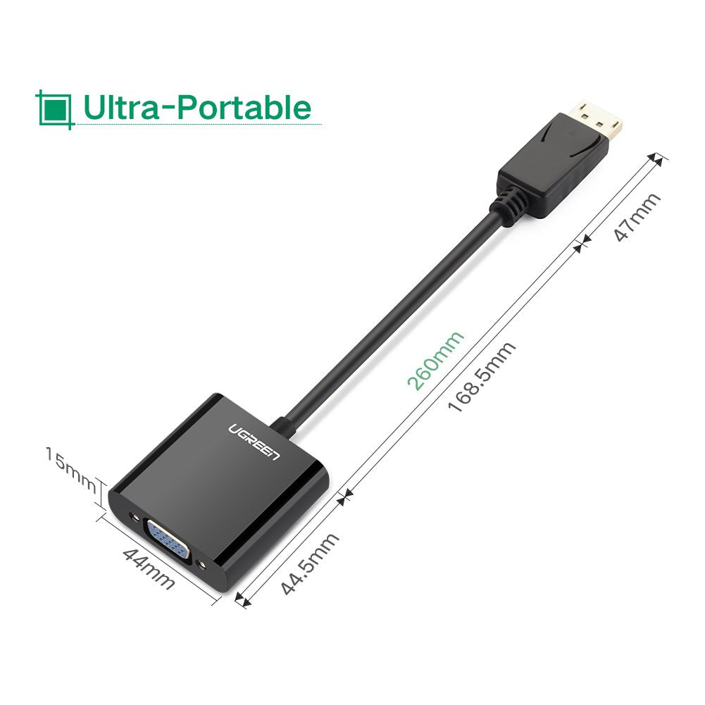 UGREEN DP Male to VGA Female Converter
