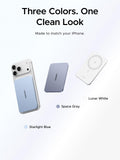 Power Bank UGREEN Magflow Air 5000mAh Qi2 15W, Ultrafino de 8,6 mm (Azul Star Light) 95931B