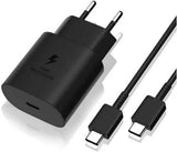CARREGADOR SAMSUNG FAST CHARGING(25W) TYPE-C TO TYPE-C
