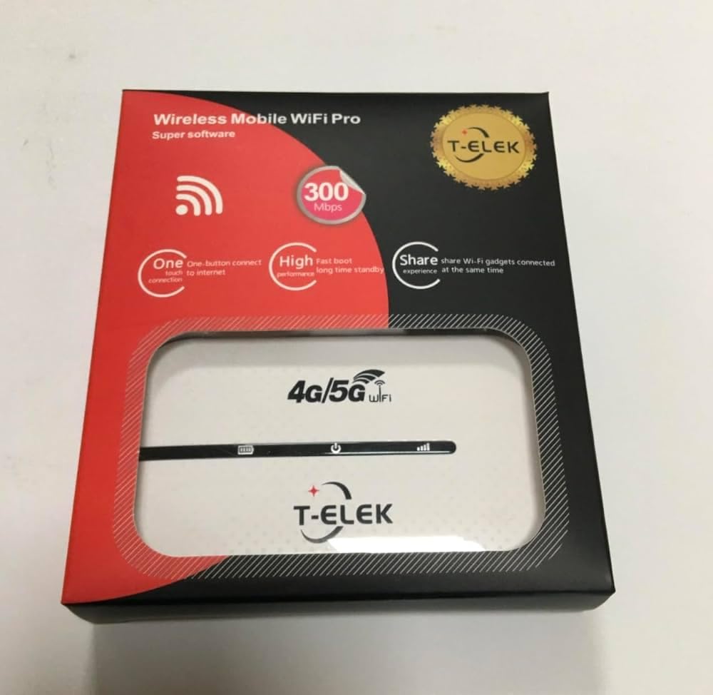 Roteador Wi-Fi móvel T-ELEK 4G/5G Pro
