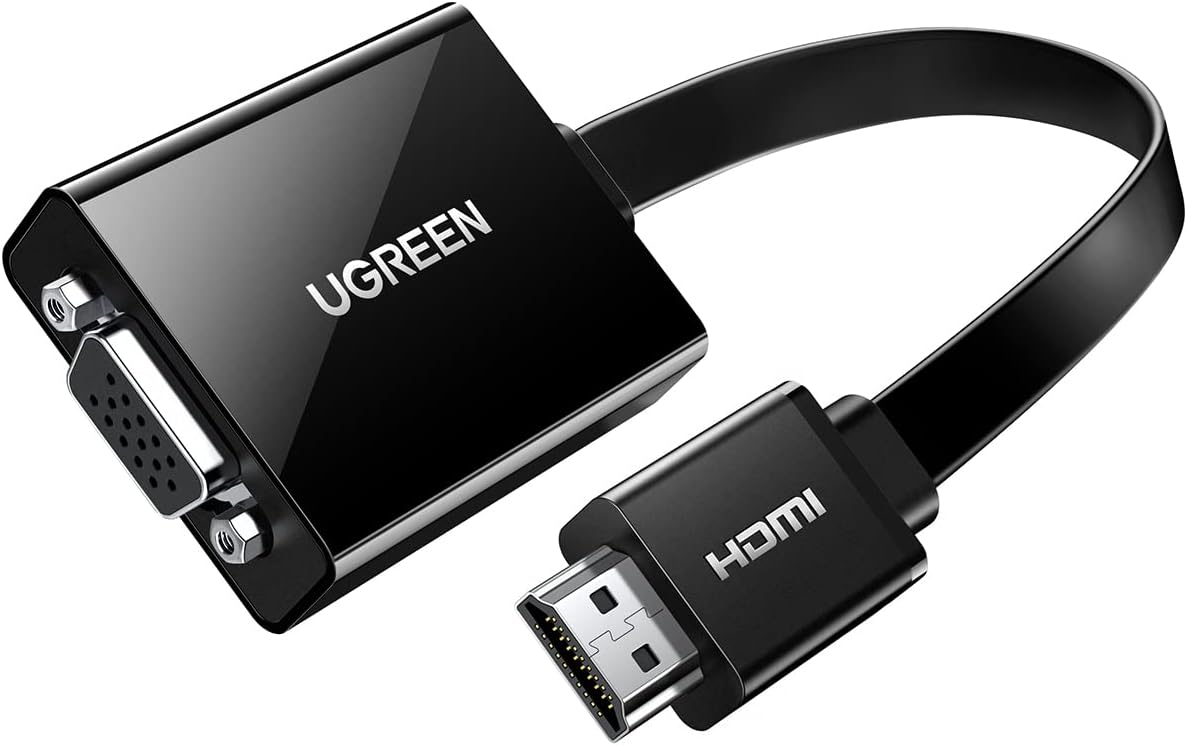 UGREEN Active HDMI to VGA Adapter with 3.5mm Audio