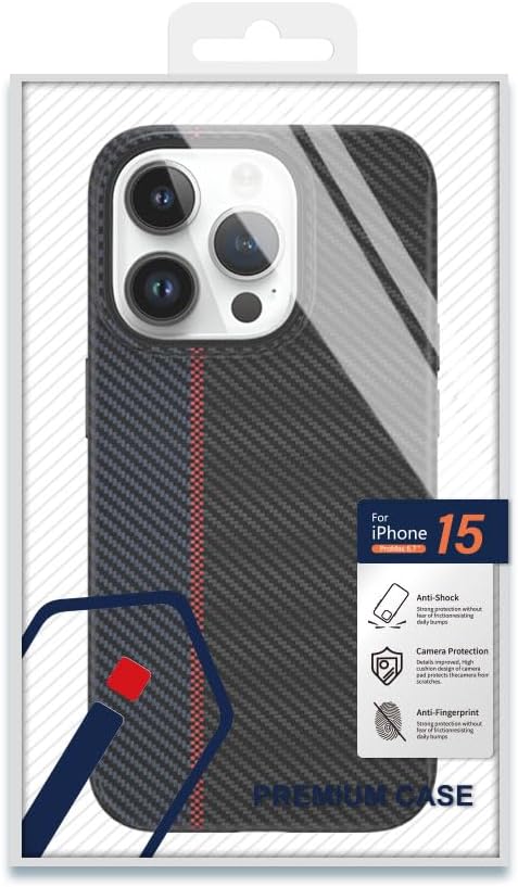 WIWU LCC-107 Karbon Magnatic Case For iPhone 15 Pro