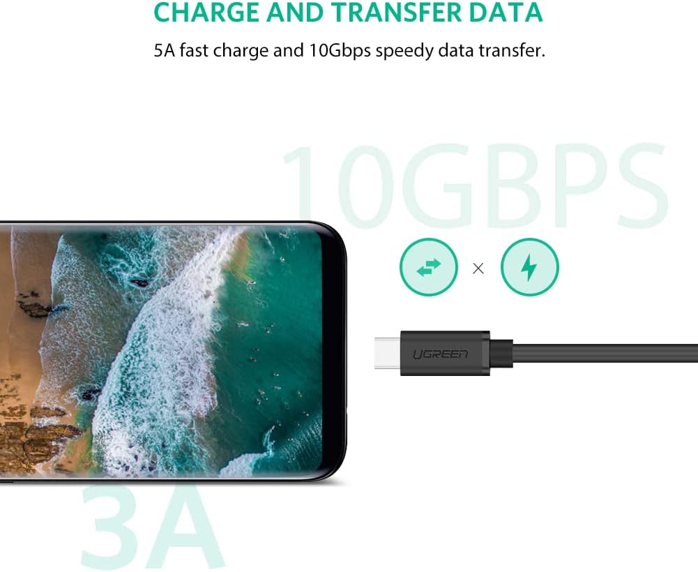 UGREEN 10387 USB C MALE TO FEMALE GEN2 EXTENSION CABLE – 1M
