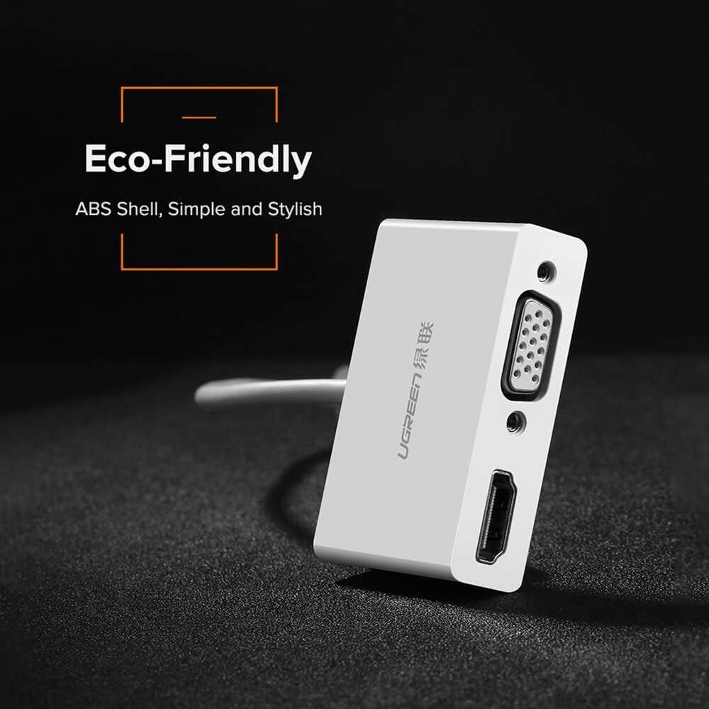 UGREEN 30843 USB-C TO HDMI &amp; VGA CONVERTER