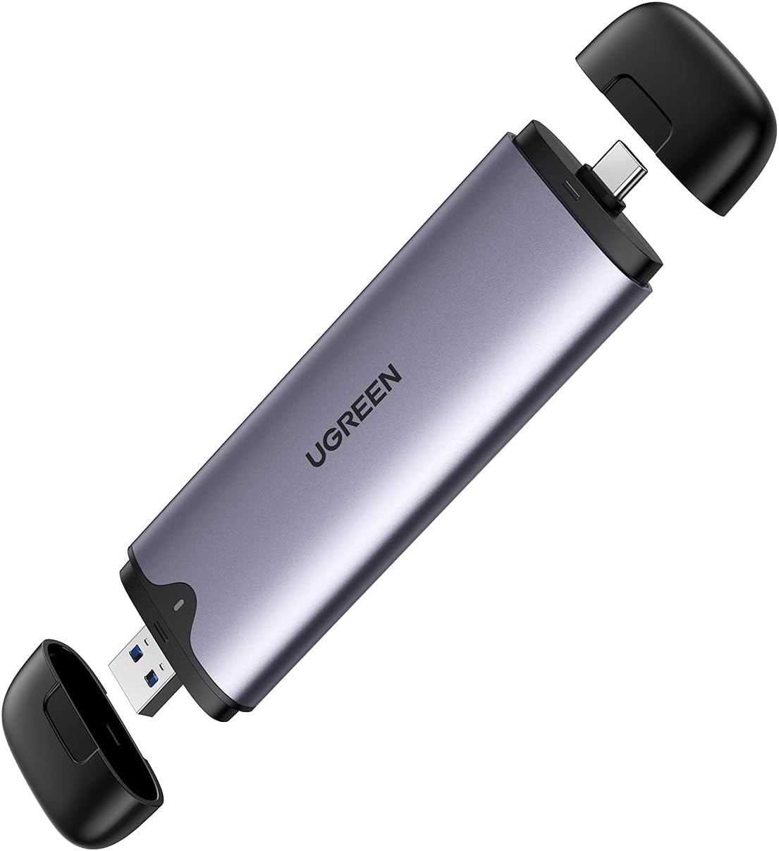 UGREEN USB-C &amp; USB 2-in-1 M.2 NVME SSD Enclosure