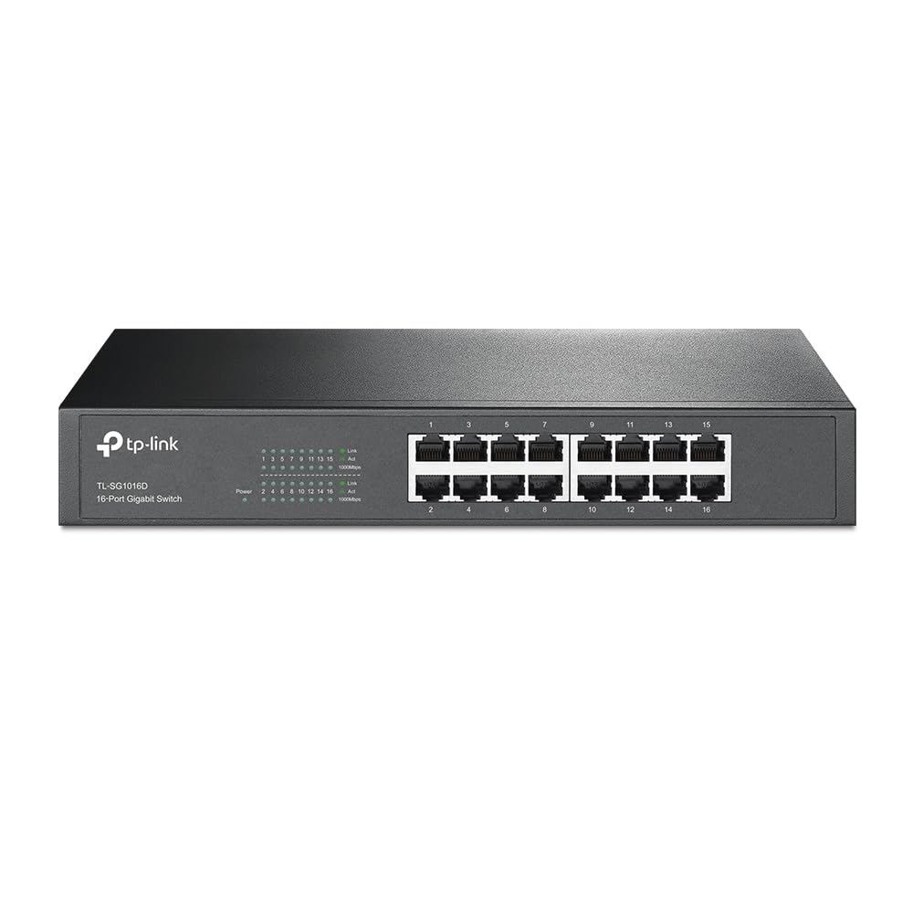 TP-Link TL-SG1016D 16 Port Unmanaged Gigabit Switch