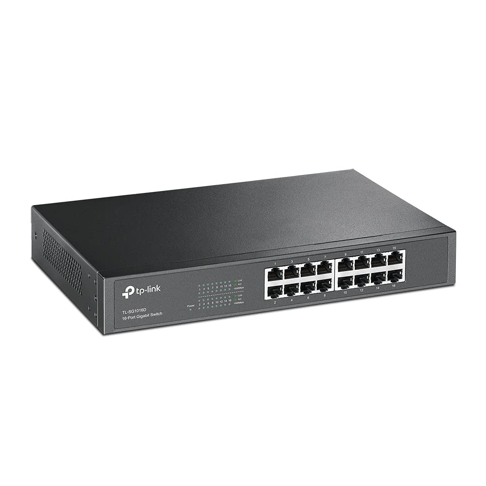 TP-Link TL-SG1016D 16 Port Unmanaged Gigabit Switch