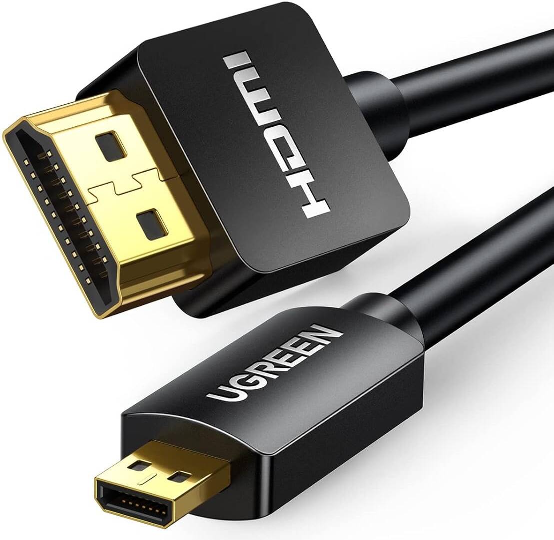 Ugreen HD127 micro HDMI - HDMI 2.0 4K 60Hz cable 1 m - black 30148