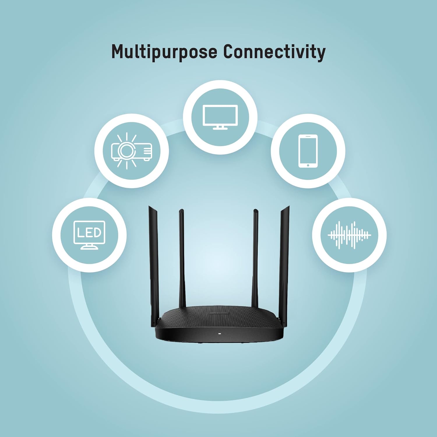 Hikvision Wireless Router AC1200 DS-3WR12C