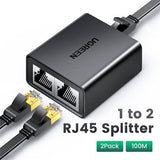 UGREEN 50923 CM210 Divisor RJ45 (Pacote com 2 unidades)