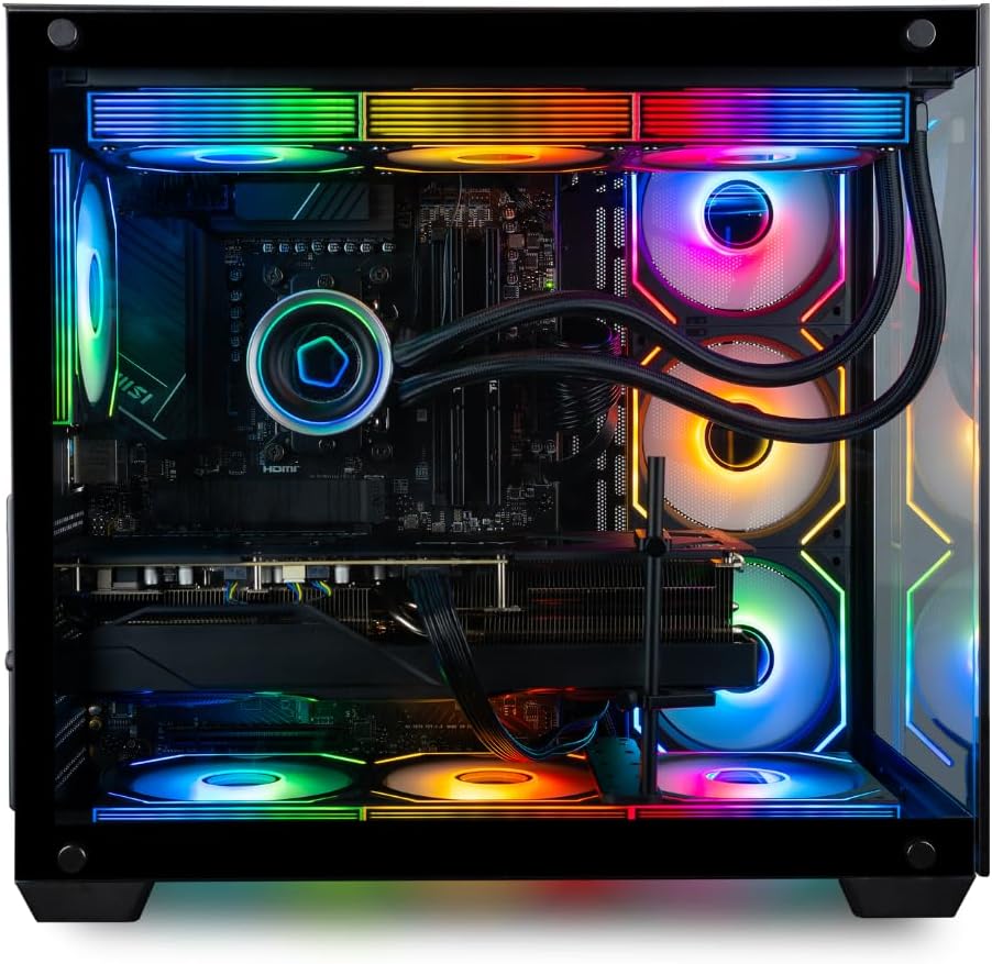 SAMA Shadow Case – PC Gamer Completo-Intel Core i7-13700F, NVIDIA RTX 4070, 32 GB DDR5, 1 TB NVMe PCIe 4.0