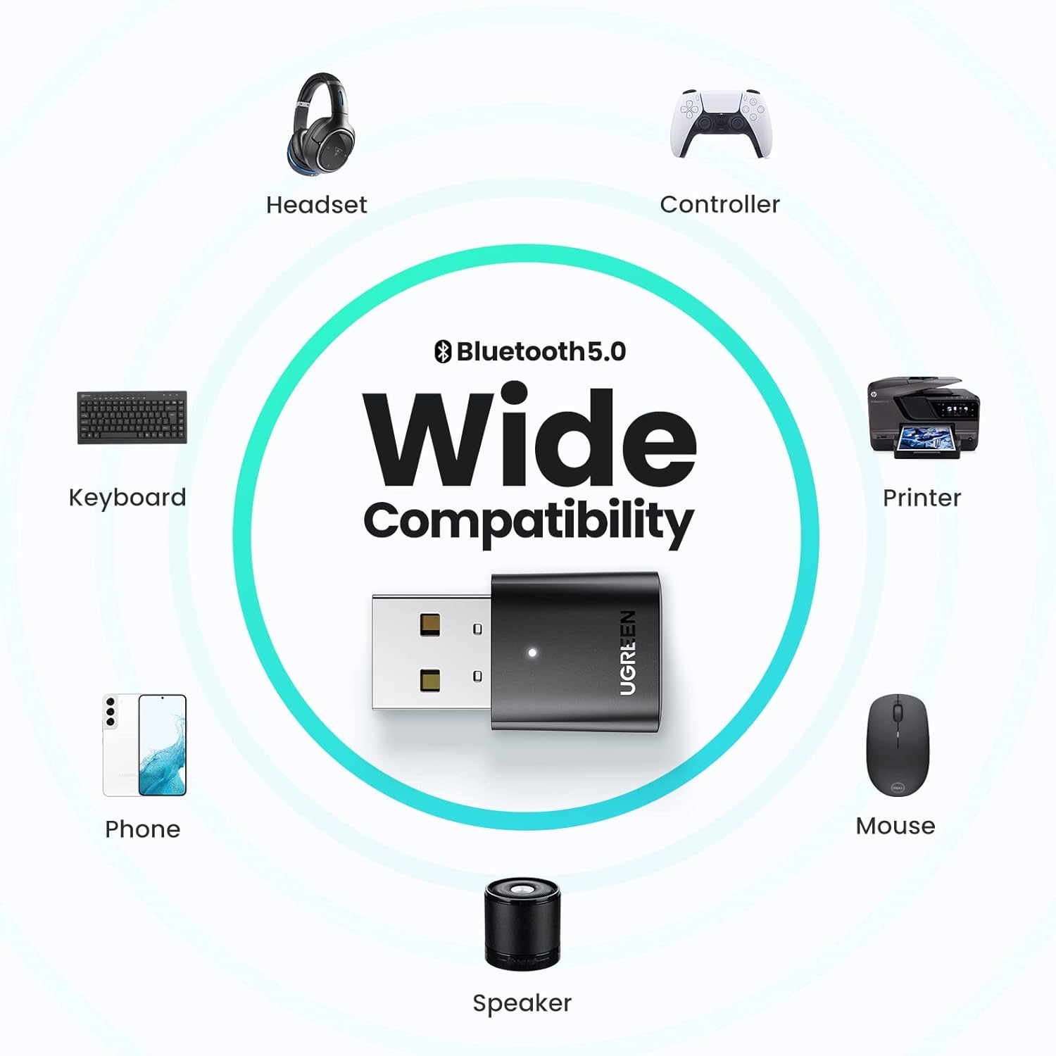 UGREEN USB Bluetooth Adapter for PC