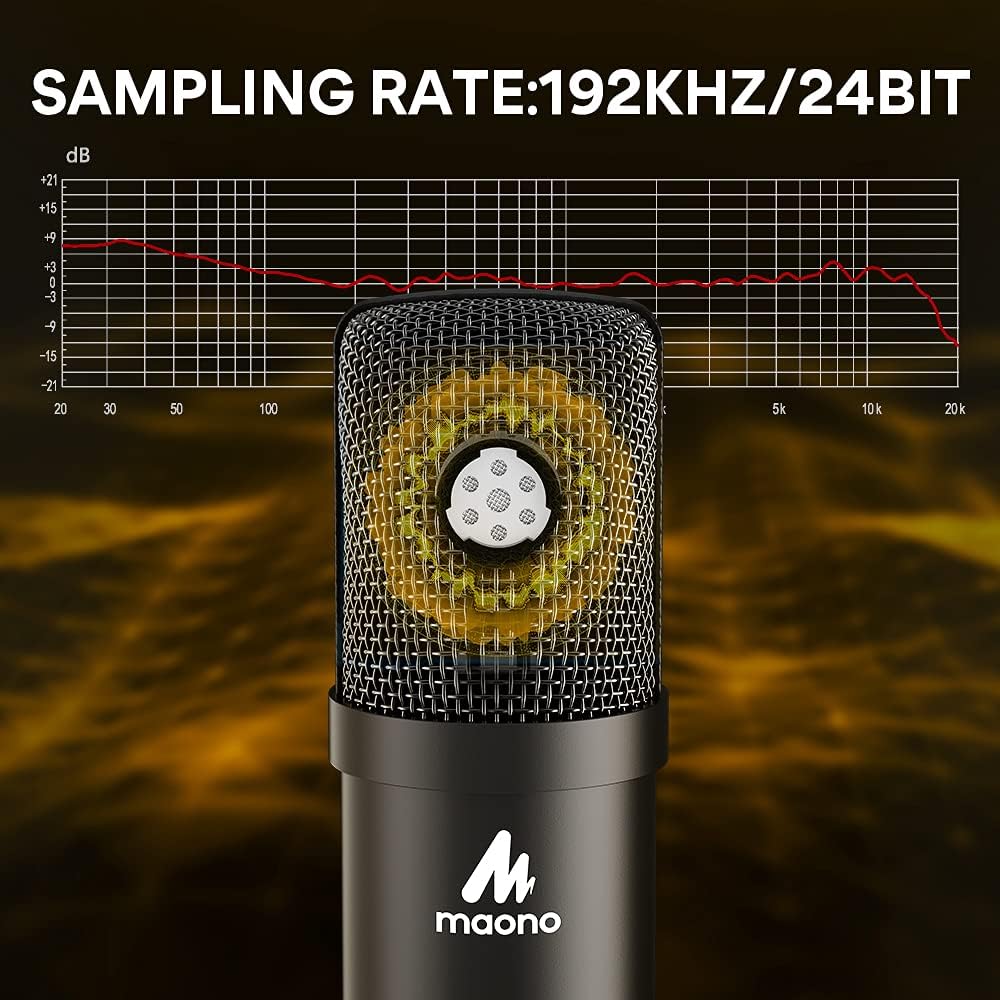MAONO USB Microphone Kit 192KHZ/24BIT AU-A04T