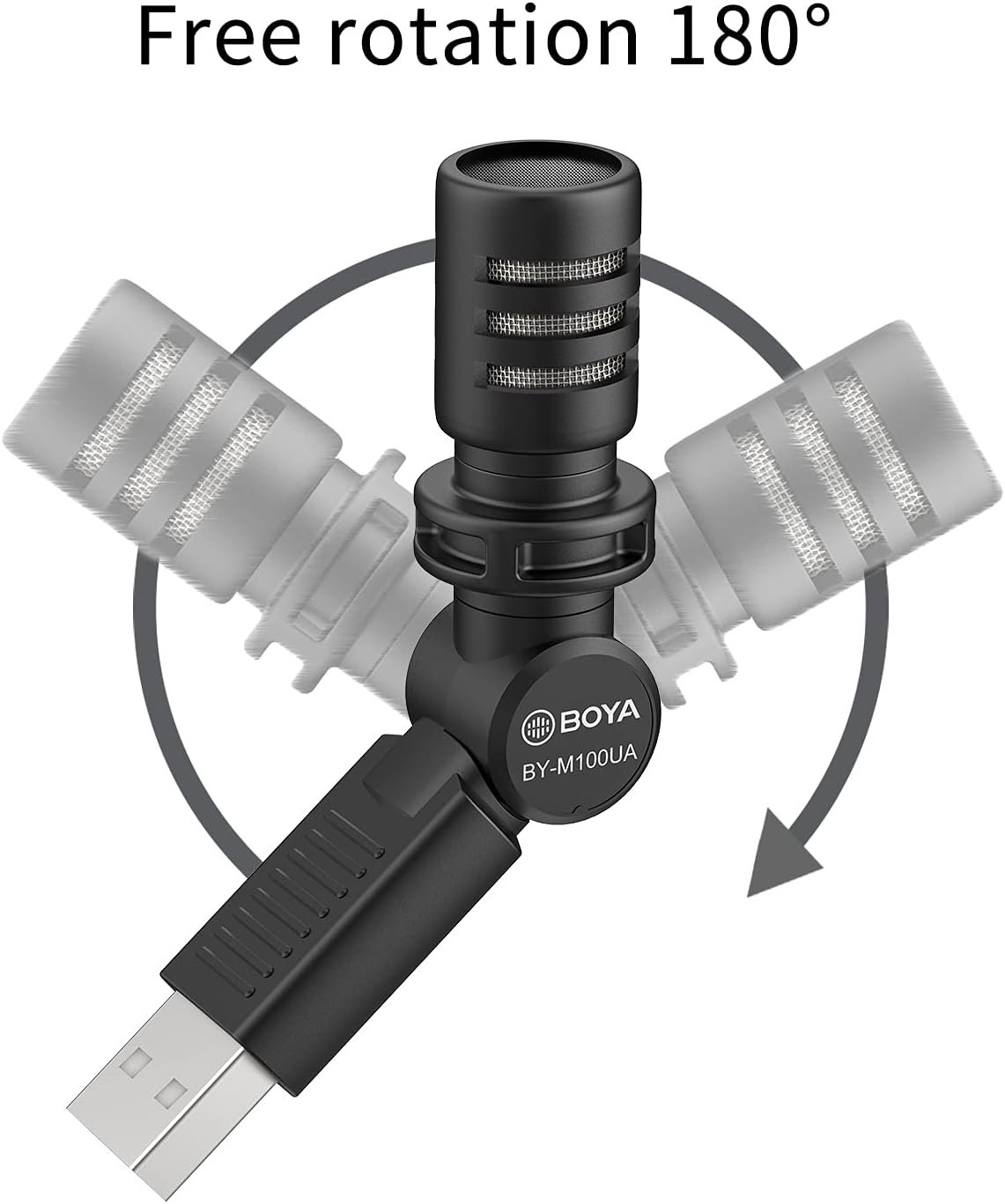 Microfone BOYA Plug &amp; Play BY-M100UA