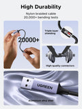 Adaptador de Som e Placa de Som Externa USB 2.0 UGREEN 30757 com Entradas P2 3,5mm para Fone e Microfone