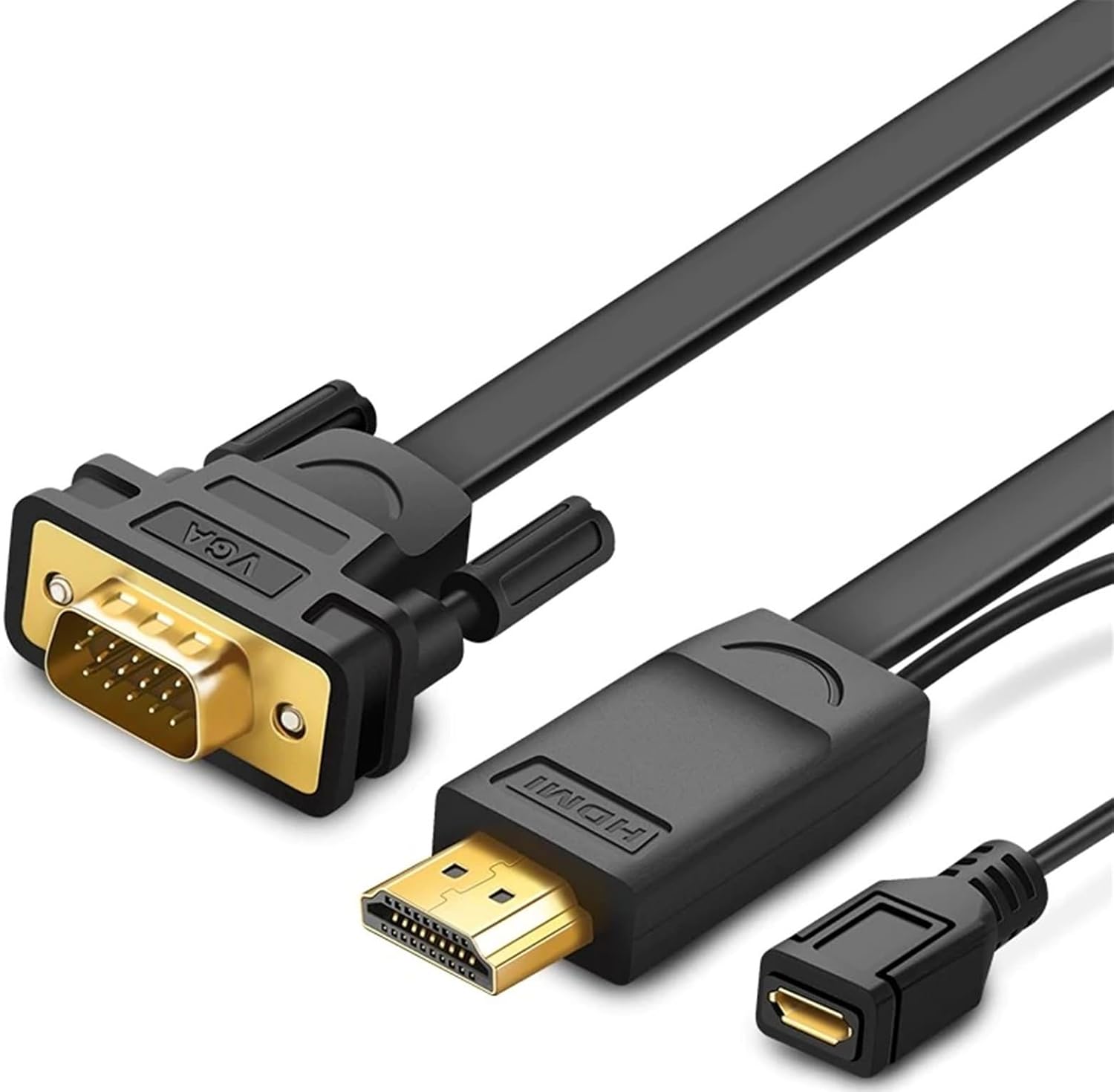 UGREEN 1080P 60Hz HDMI Male to VGA Male 1.5-Meters