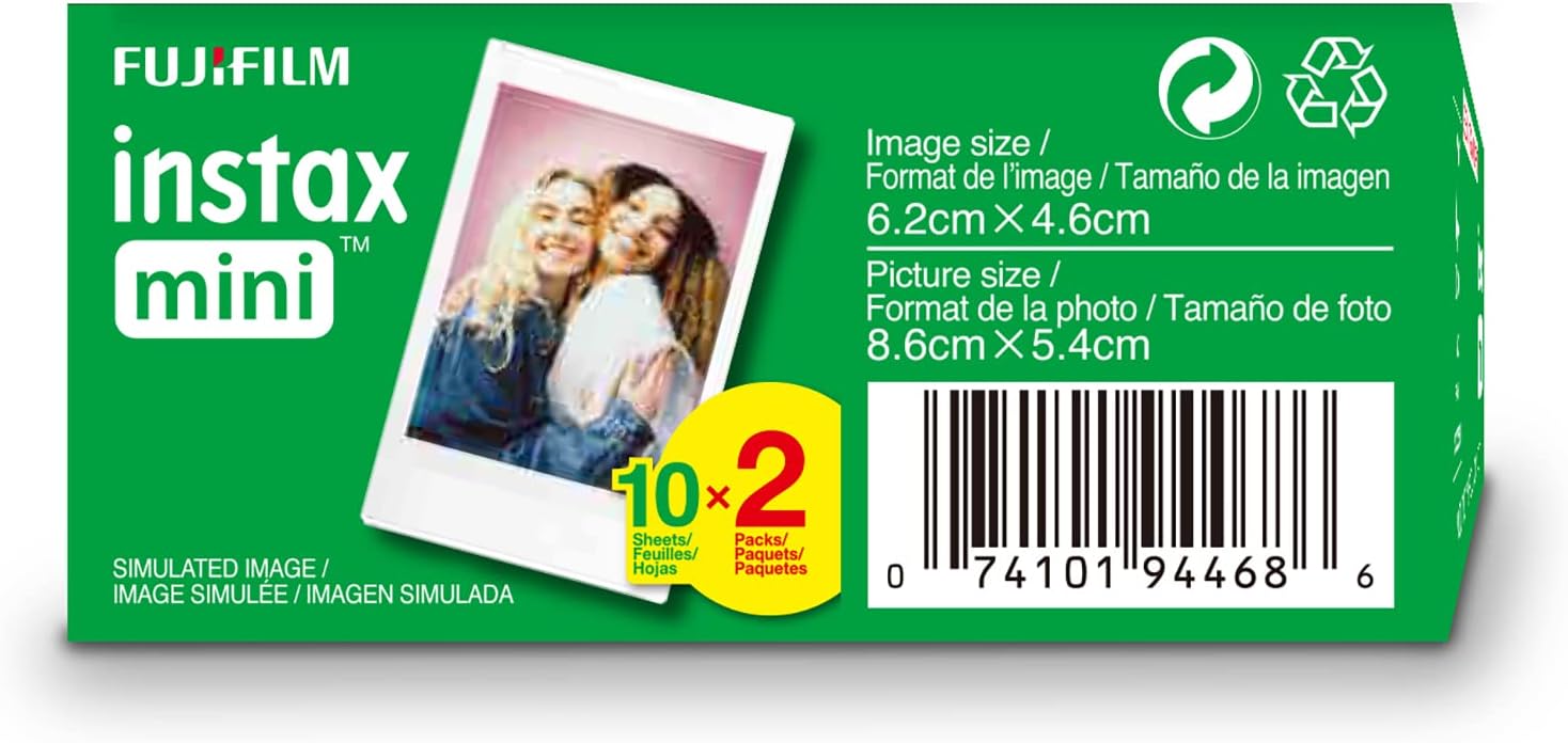 Fujifilm Instax Mini Twin Film Pack (20 Photos)