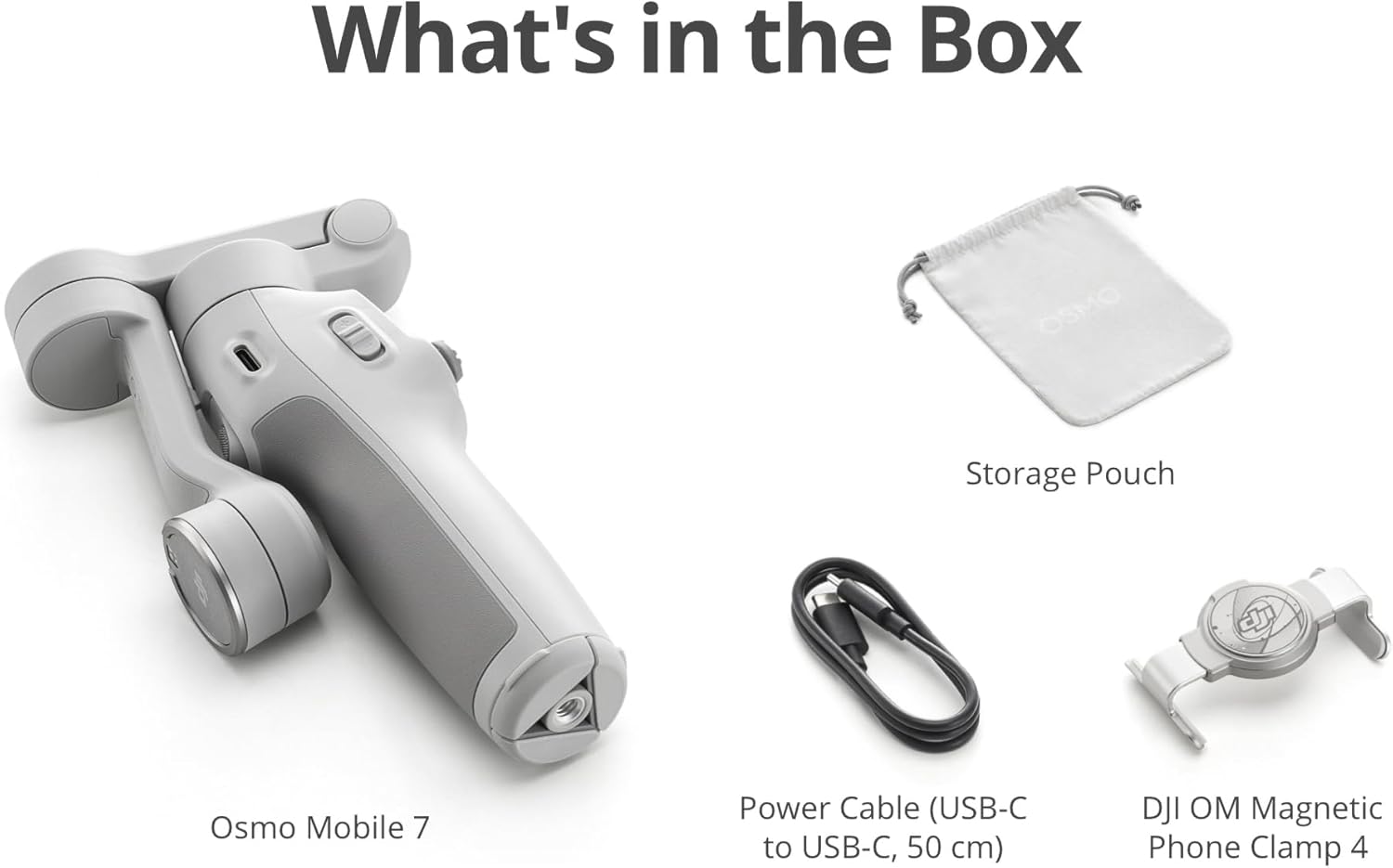 DJI Osmo Mobile 7 – Estabilizador Inteligente para Smartphones