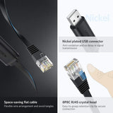 UGREEN USB 2.0 to RJ45 Console Cable 1.5M Black