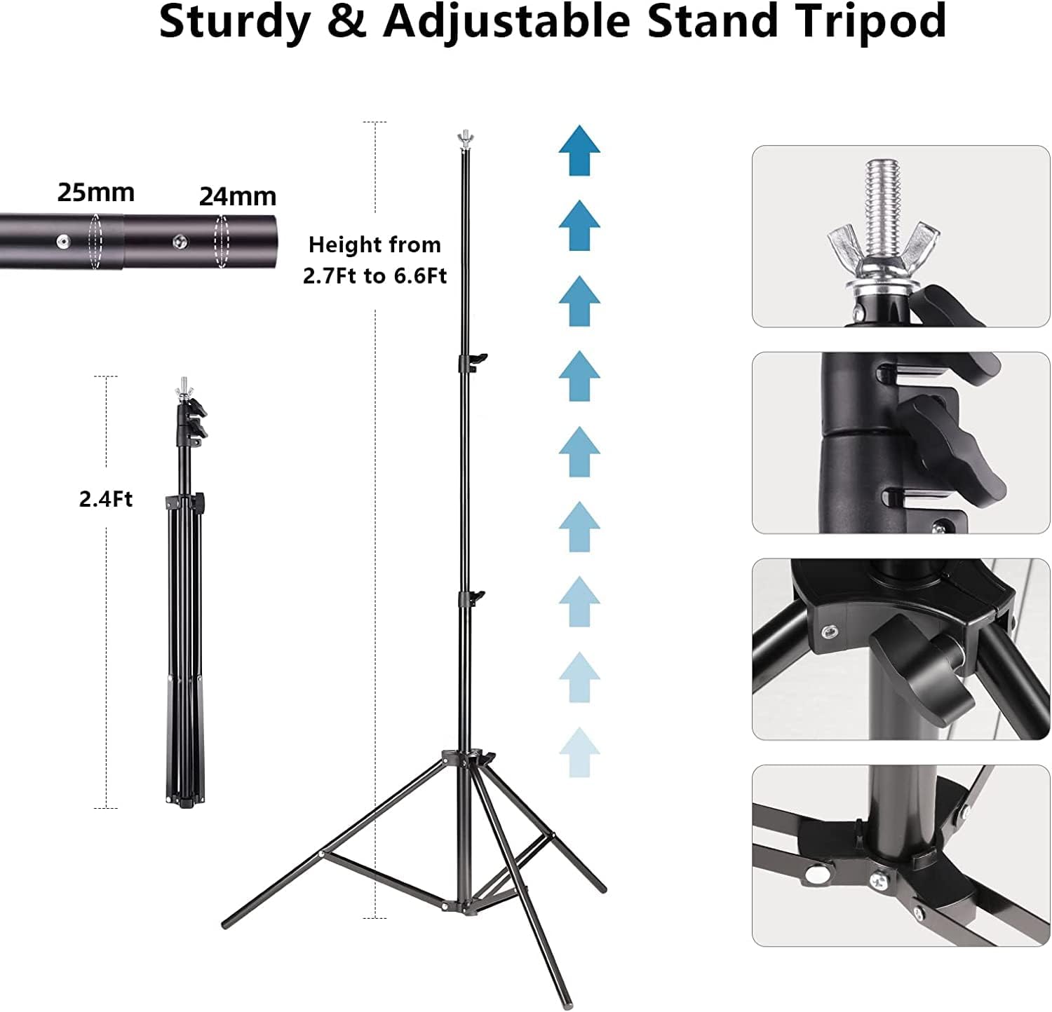 Godox MountDog 8.5ft X 10ft Backdrop Stand