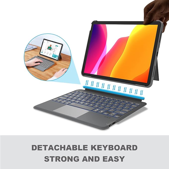 Teclado Mágico WiWU com Touchpad para iPad 10,9", 11" e 12,9"