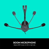 Logitech H111 Wired On Ear Headphones