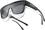 ROCKBROS Polarized Fit Over Wrap Around Sunglasses