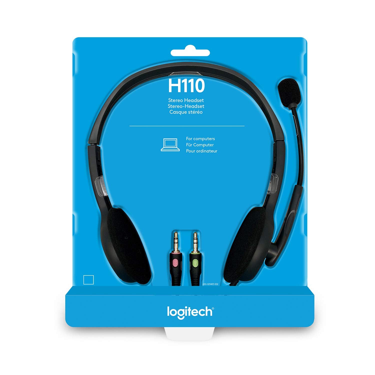 Logitech H110 Wired On Ear Headphones